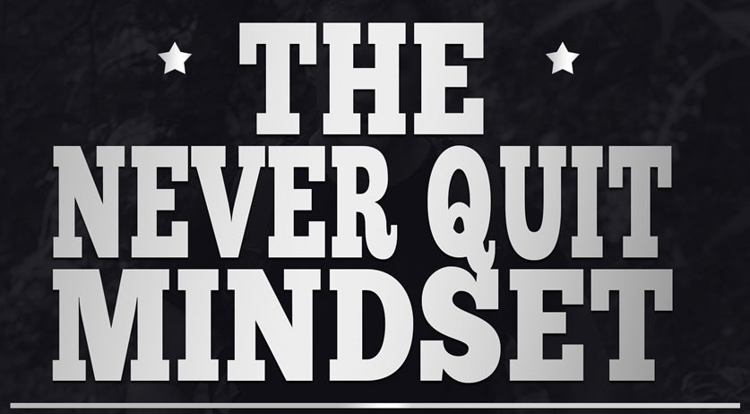 The Never Quit Mindset Book, eBook, Audio book, and Video Course