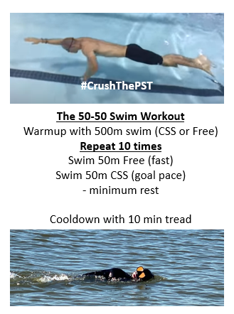 THE 50-50 Workout (Crush the Swim Test in Less than a Month)