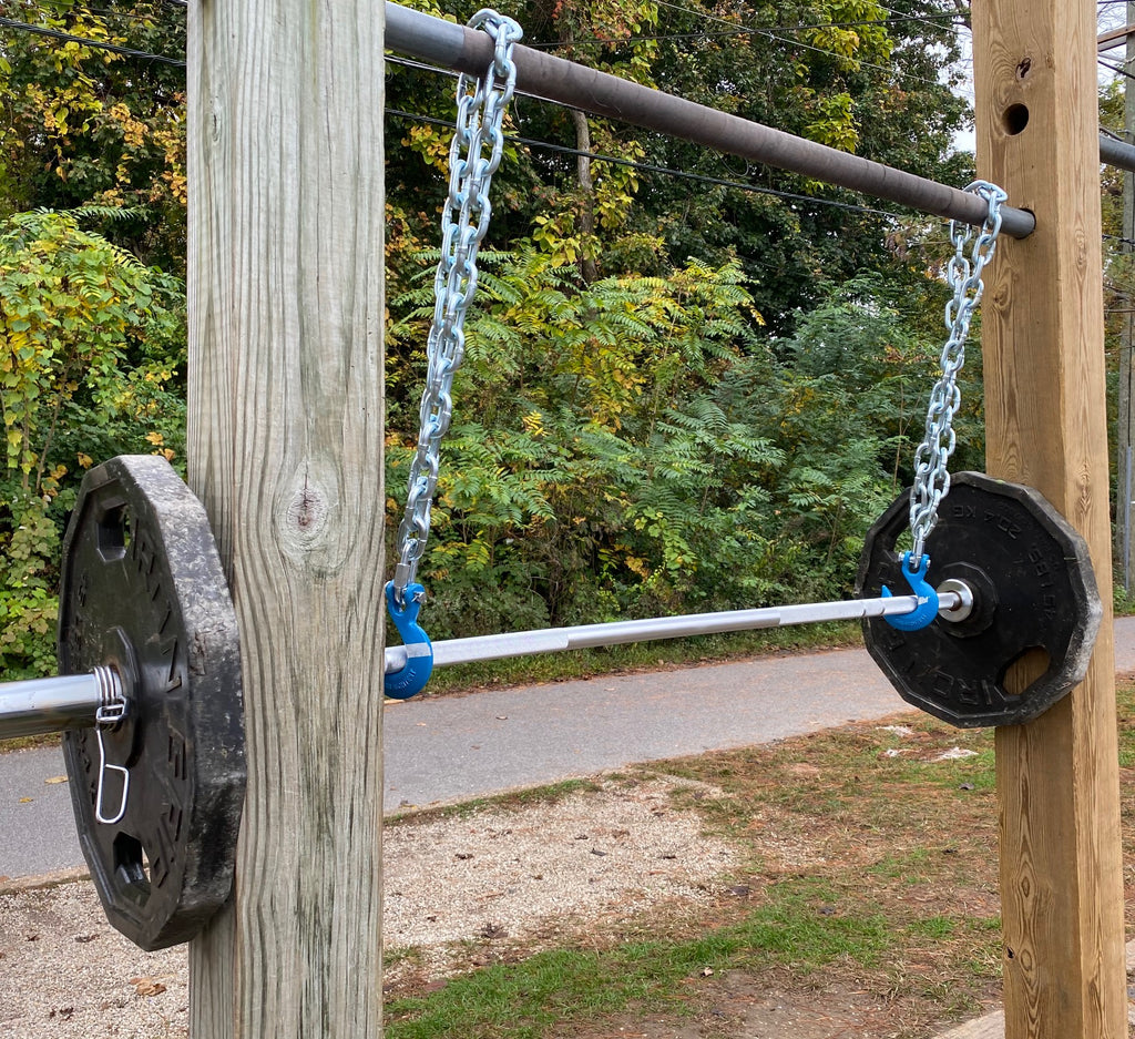 Portable Squat Rack and Home Made Sandbag, Jugs, and Buckets