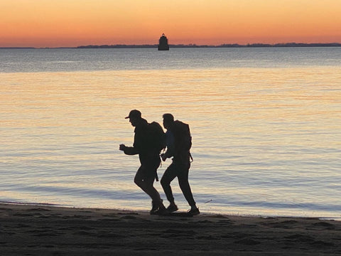 Rucking Hills, Soft Sand, Stairs (Prep Your Legs/Spine for Boats and More)