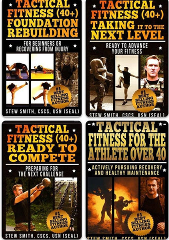 4BOOKS - Tactical Fitness 40+ Four Part Series (Buy 4 AND SAVE)